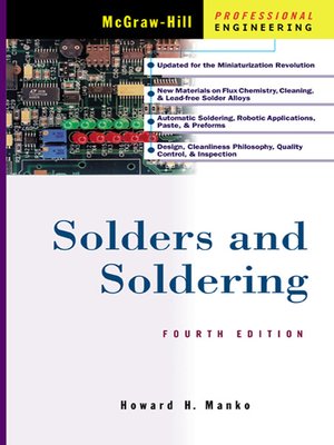 cover image of Solders and Soldering